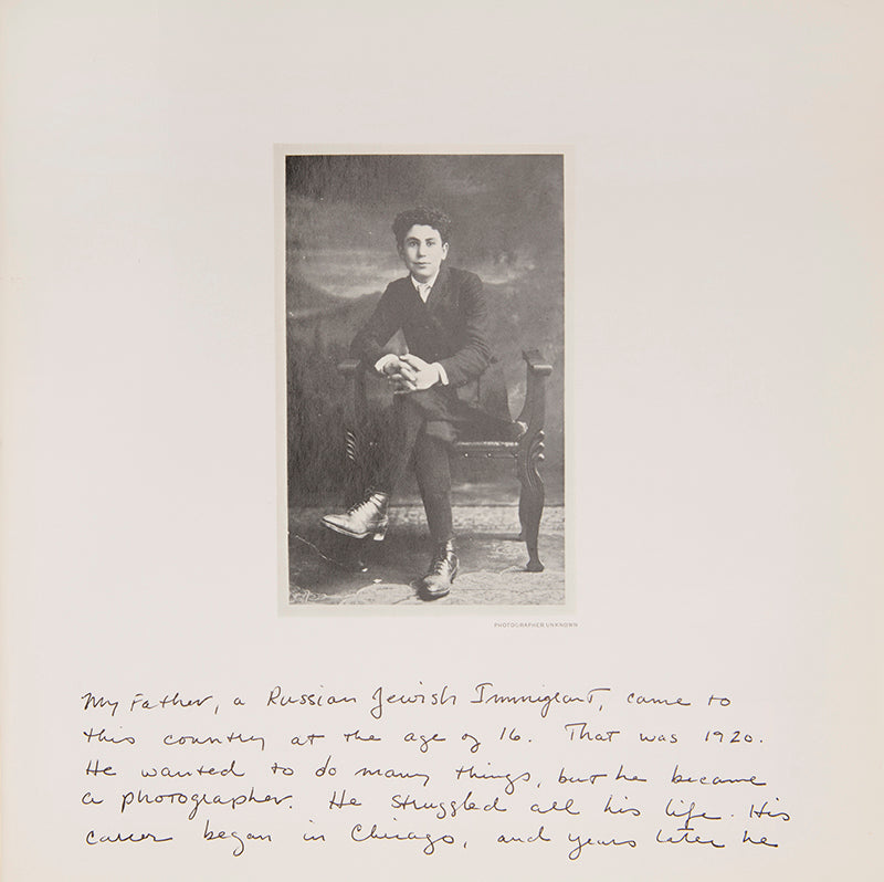 Contains photographs taken by Seymour and also by his father and other family and friends. The title is derived from a poem written by his mother titled 'A Loud Song, Mother / For My Son Daniel Seymour' which is reproduced here along with other texts including a coming of age letter from his stepfather Allen Tate and a note from Robert Frank.