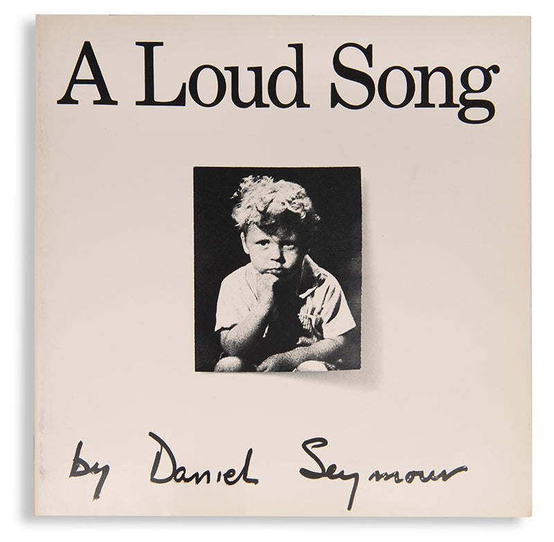 Contains photographs taken by Seymour and also by his father and other family and friends. The title is derived from a poem written by his mother titled 'A Loud Song, Mother / For My Son Daniel Seymour' which is reproduced here along with other texts including a coming of age letter from his stepfather Allen Tate and a note from Robert Frank.