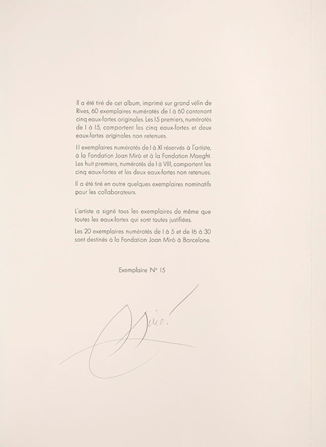 Fine example of the complete portfolio with 7 etchings, two more than the regular edition. 