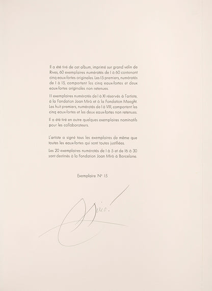 Fine example of the complete portfolio with 7 etchings, two more than the regular edition. 