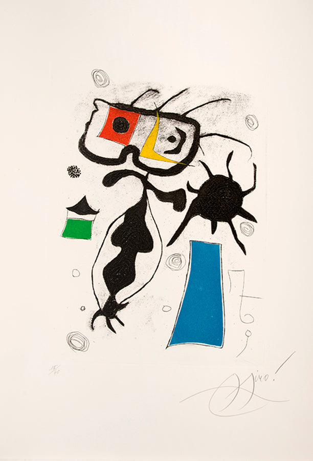 Fine example of the complete portfolio with 7 etchings, two more than the regular edition. 