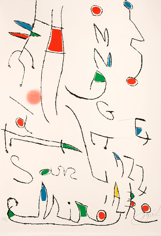 Fine example of the complete portfolio with 7 etchings, two more than the regular edition. 