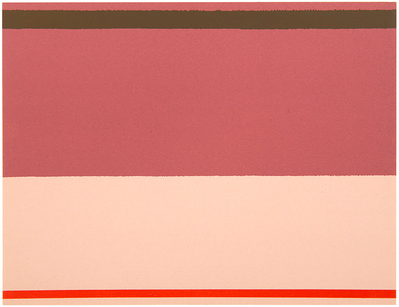 Kenneth Noland, Untitled, from The New York Collectionm for Stockholm portoflio, screenprint in colours, 1973, on wove paper, stamp signed from the ediiton of 300