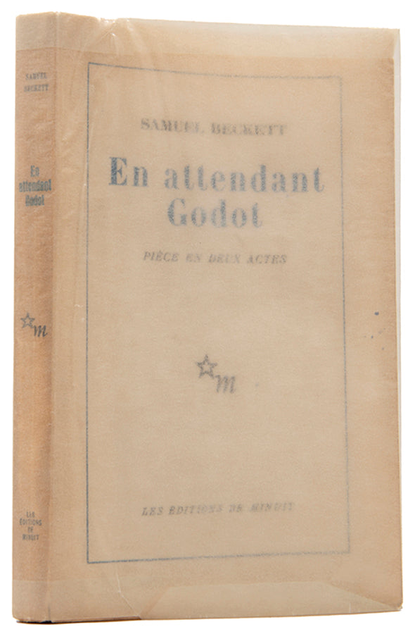First trade edition of En attendant Godot by Samuel Beckett.