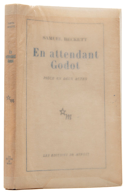 First trade edition of En attendant Godot by Samuel Beckett.