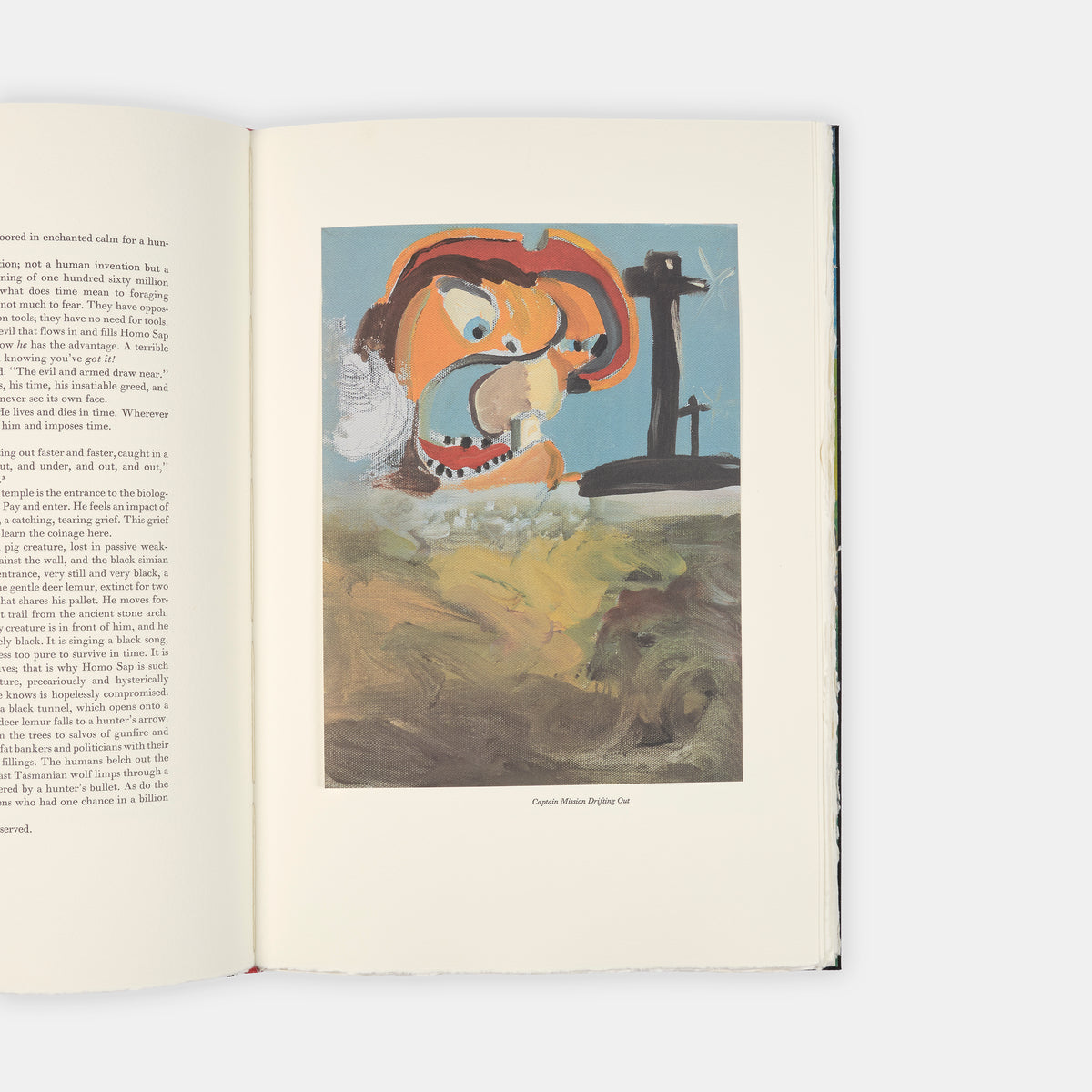 First edition of Ghost of Chance by William Burroughs and George Condo, inscribed by Condo to Hilary Gerrard.