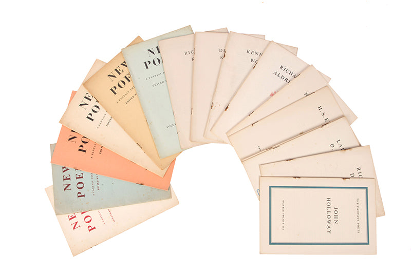 A complete collection of poetical works published by the Fantasy Press according to John Cotton's bibliography (also included), with three additional publications. 
