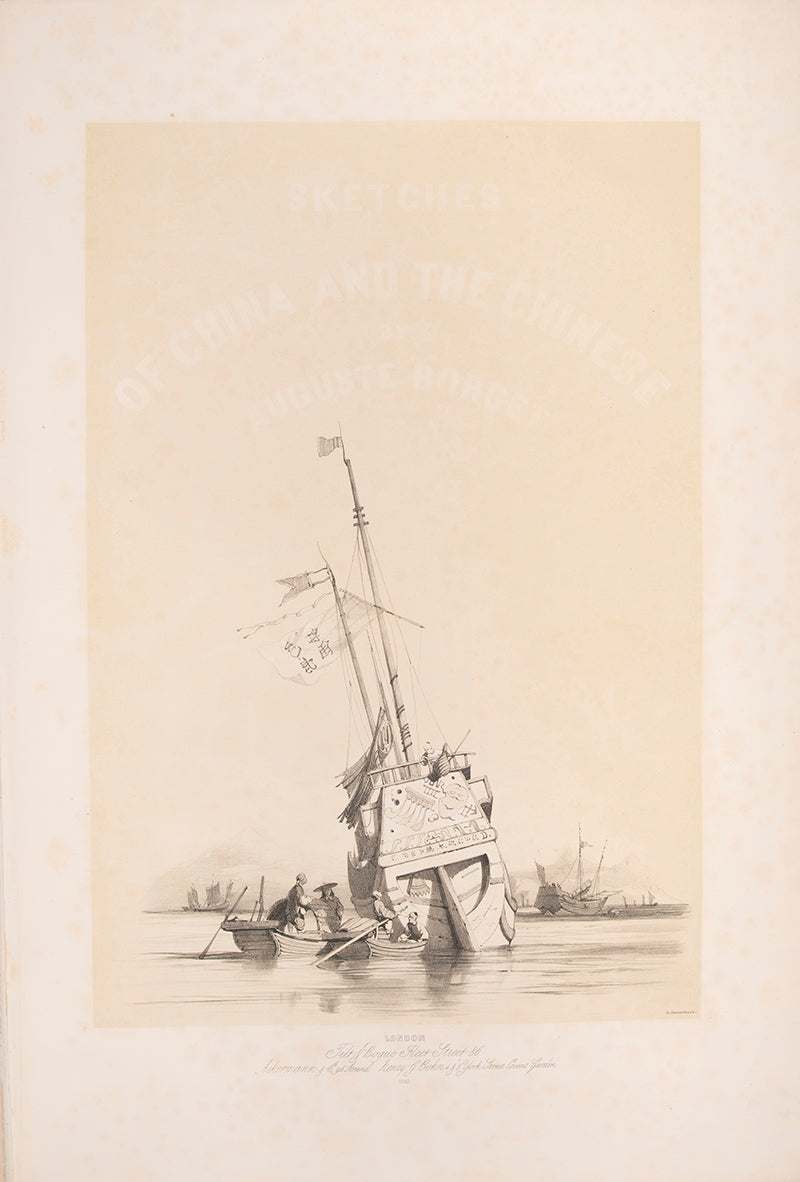 Borget's fine lithographic views of China, including five of Hong-Kong, and others relating to Macao and Canton.