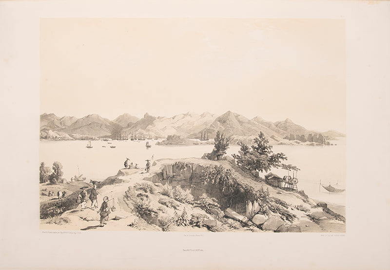 Borget's fine lithographic views of China, including five of Hong-Kong, and others relating to Macao and Canton.