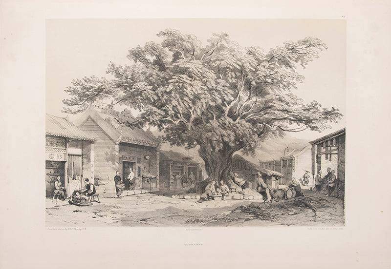 Borget's fine lithographic views of China, including five of Hong-Kong, and others relating to Macao and Canton.