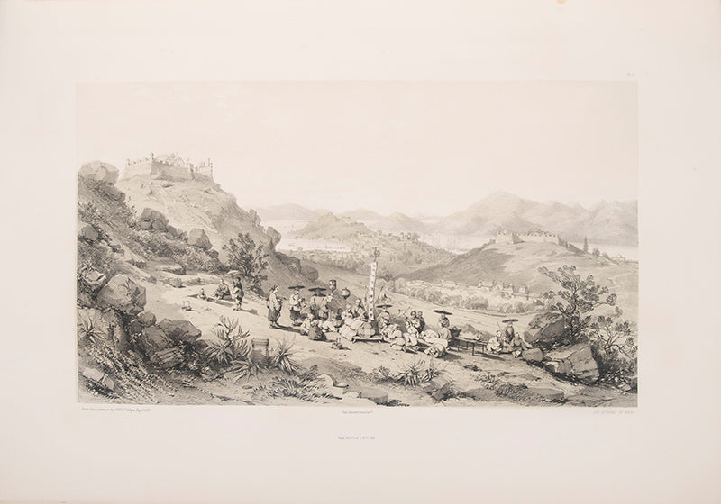 Borget's fine lithographic views of China, including five of Hong-Kong, and others relating to Macao and Canton.