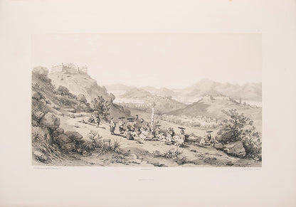 Borget's fine lithographic views of China, including five of Hong-Kong, and others relating to Macao and Canton.