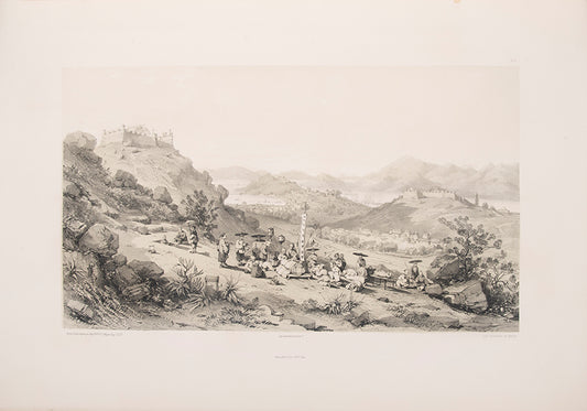 Borget's fine lithographic views of China, including five of Hong-Kong, and others relating to Macao and Canton.
