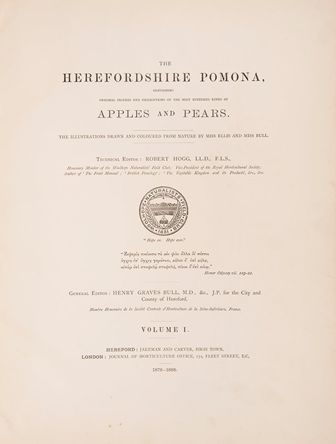 The Herefordshire Pomona is a classic in the science and practice of pomology.