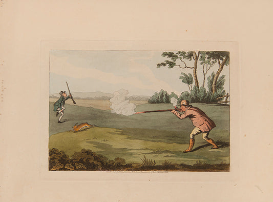 Frankland's scarce series of shooting plates featuring a couple of unsuccessful sportsmen.