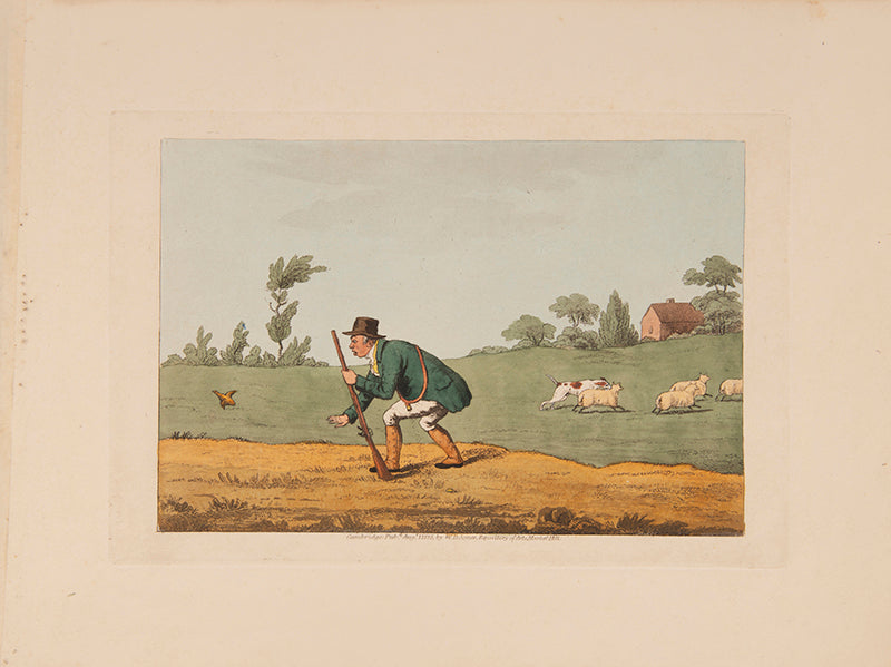 Frankland's scarce series of shooting plates featuring a couple of unsuccessful sportsmen.