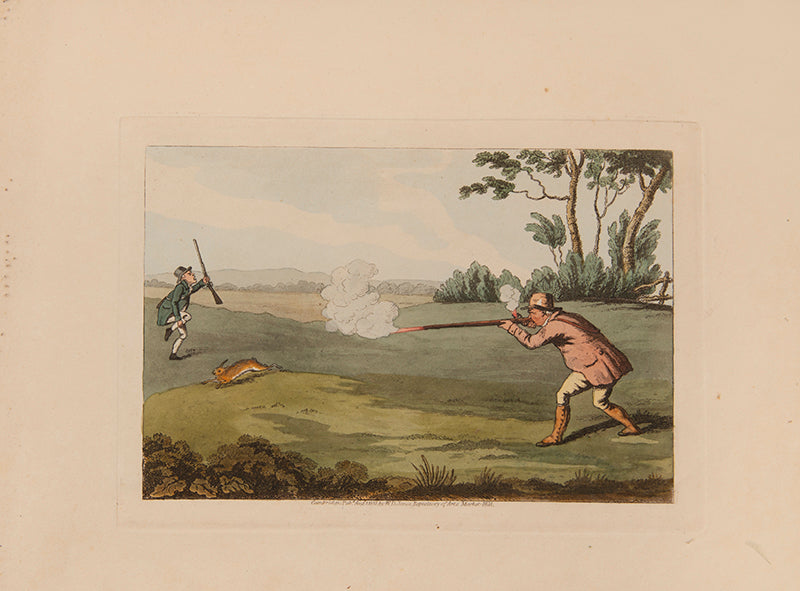 Frankland's scarce series of shooting plates featuring a couple of unsuccessful sportsmen.
