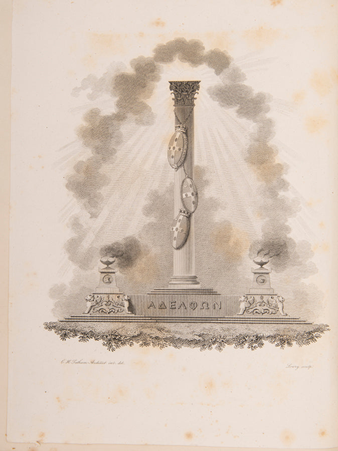 One of 25 large paper copies of the Iliad and Odyssey by Homer, edited by Thomas Grenville, presented to the Marquis of Stafford.