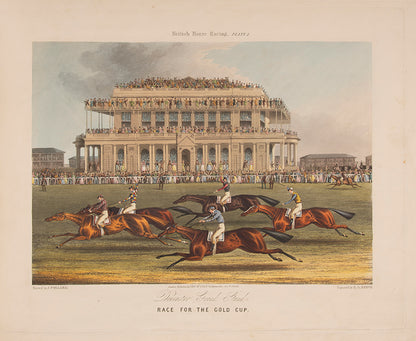 Pollard's rare and celebrated suite of British horse racing prints.