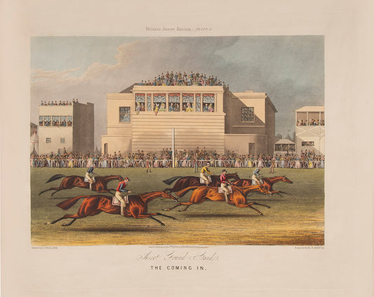 Pollard's rare and celebrated suite of British horse racing prints.