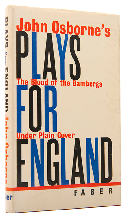 First edition of Plays for England by John Osborne.