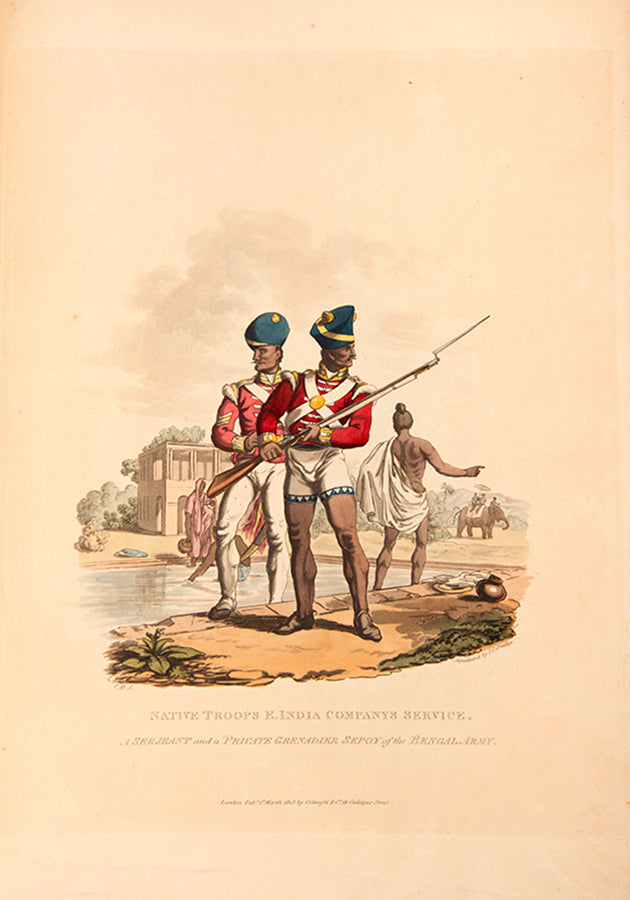 Charles Smith's survey of the military uniforms of the Army of the British Empire at the beginning of the nineteenth-century.