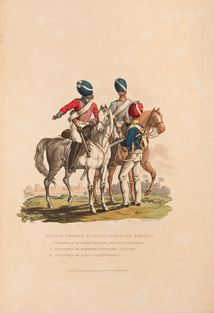 Charles Smith's survey of the military uniforms of the Army of the British Empire at the beginning of the nineteenth-century.