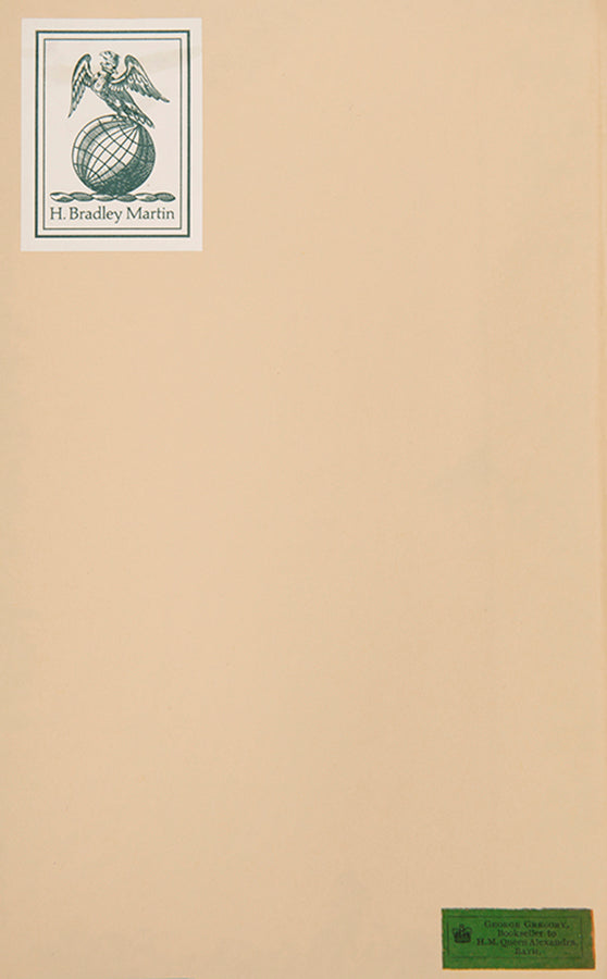 The scarce first edition of Yosy's classic work on the costume of Switzerland. With the distinguished provenance of the renowned book collector, H. Bradley Martin.
