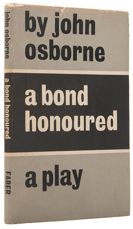 First edition of A Bond Honoured by John Osborne.