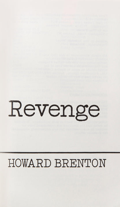 First edition of Revenge by Howard Brenton.