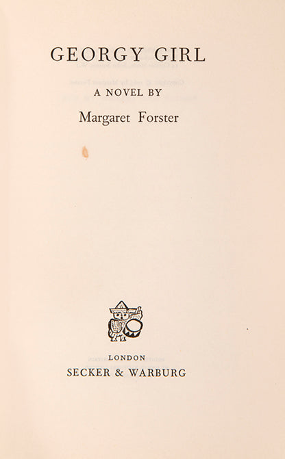 First edition of Georgy Girl by Margaret Forster.