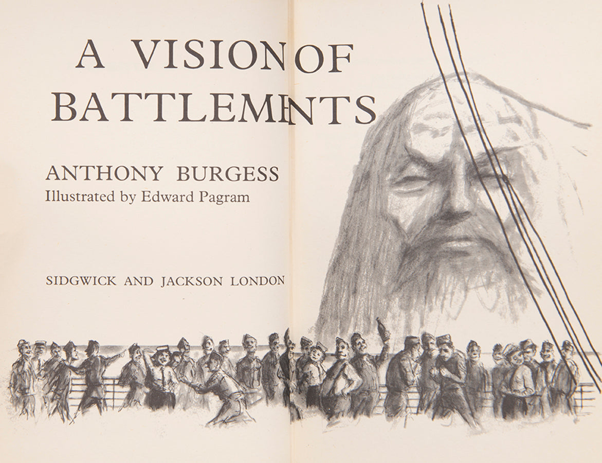 First edition of A Vision of Battlements by Anthony Burgess.