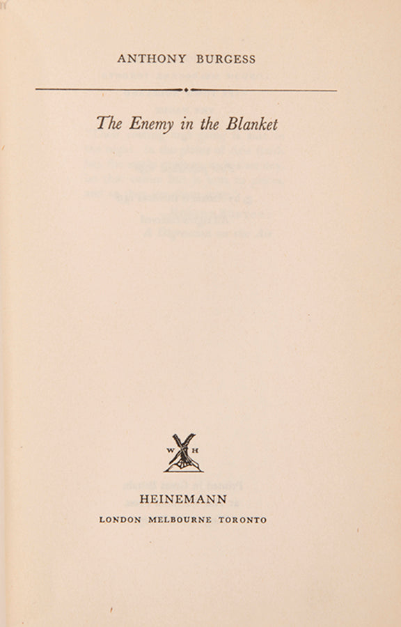 First edition of The Malayan Trilogy by Anthony Burgess.