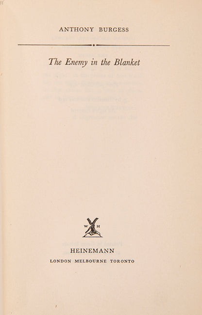 First edition of The Malayan Trilogy by Anthony Burgess.