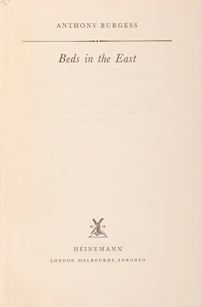 First edition of The Malayan Trilogy by Anthony Burgess.