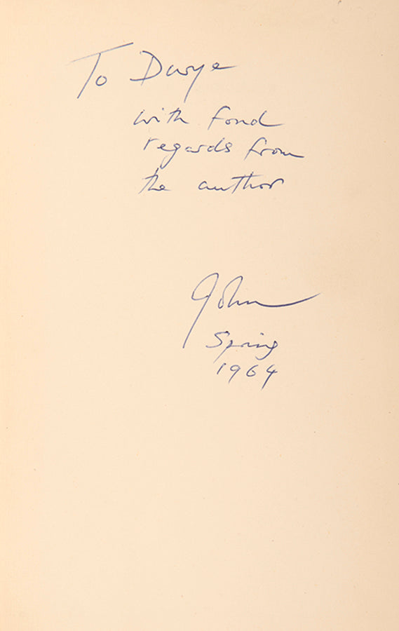 First edition of Language Made Plain by Anthony Burgess, inscribed by the author