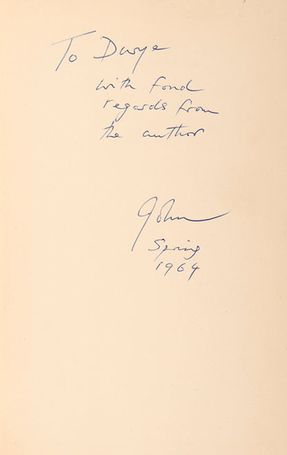 First edition of Language Made Plain by Anthony Burgess, inscribed by the author