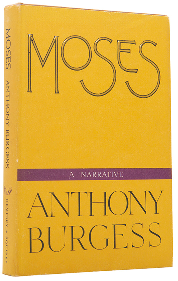 First UK edition of Moses by Anthony Burgess.