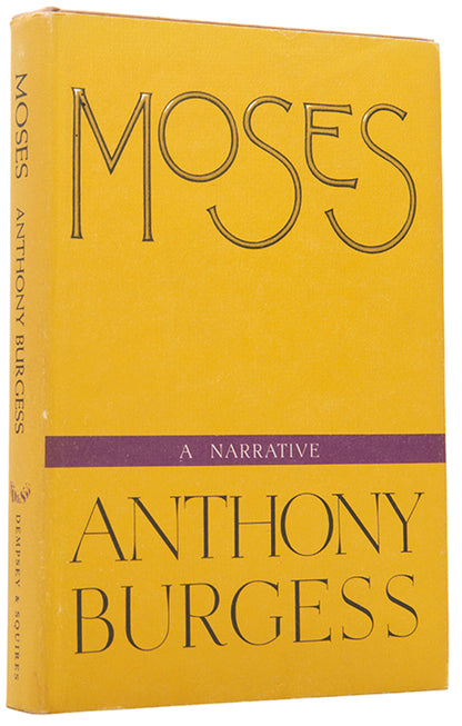 First UK edition of Moses by Anthony Burgess.