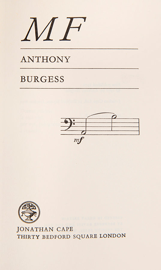 First edition of MF by Anthony Burgess.