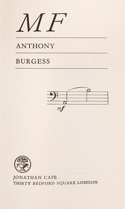 First edition of MF by Anthony Burgess.