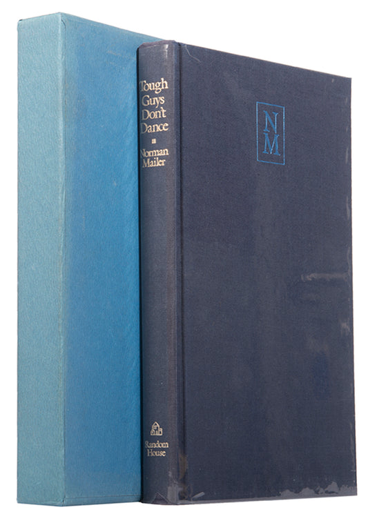 First edition of Tough Guys Don't Dance by Norman Mailer, one of 350 copies specially bound and signed by the author