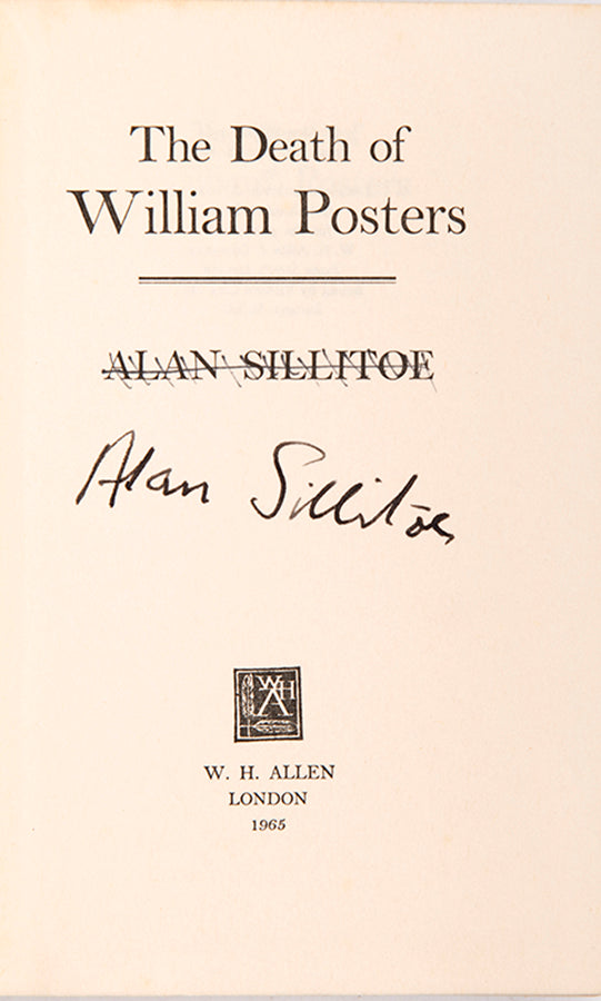 First edition of the Frank Dawley Trilogy by Alan Sillitoe, signed by the author.