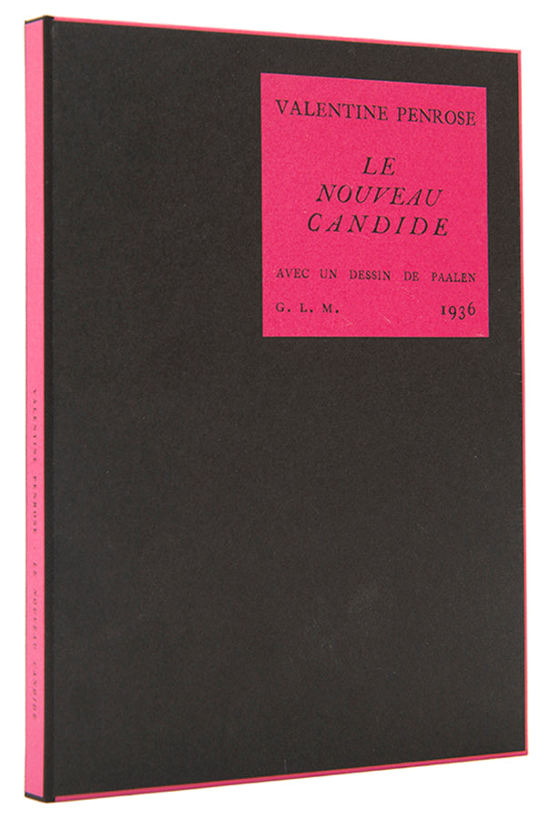 First edition of Le Nouveau Candide by Valentine Penrose, inscribed by the author to André Breton. 