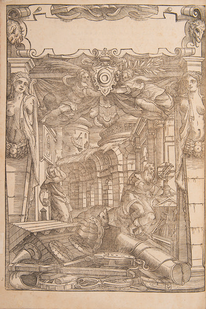 First Barbaro edition of I dieci libri dell'architettura by Vitruvius, published in 1556.