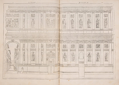 First Barbaro edition of I dieci libri dell'architettura by Vitruvius, published in 1556.