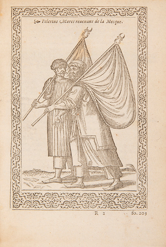 a work whose illustrations helped shaped the West's popular imagination of the Islamic world. The artist, geographer and spy Nicolas de Nicolay (1517-1583) went to the court in Constantinople