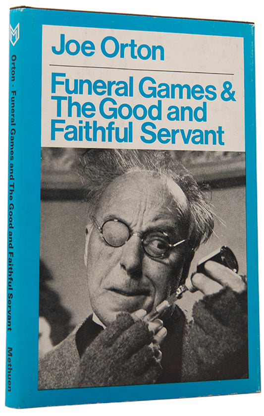 First edition of Funeral Games and The Good and Faithful Servant by Joe Orton.