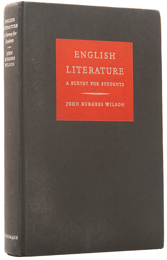 First edition of English Literature by John Burgess Wilson.
