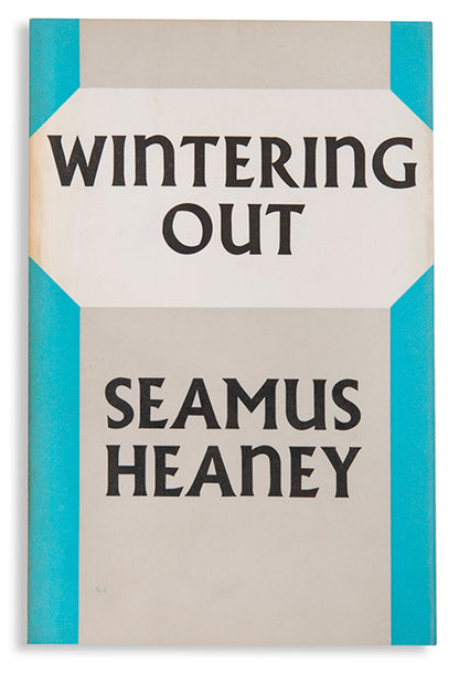 First edition of Wintering Out by Seamus Heaney.